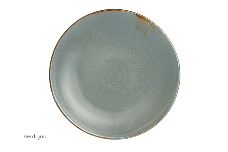 Elemental Dinner Plate Verdigris