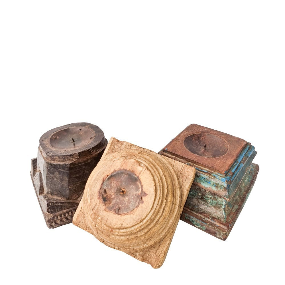 Original Wooden Candle Stand