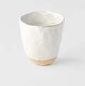White Lopsided Tea Mug