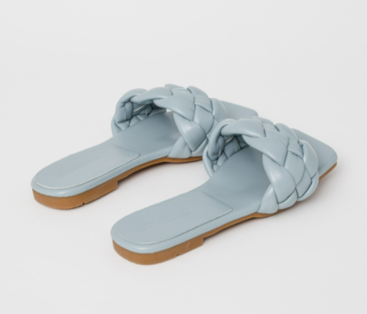 Plait Sandal Dusty Blue