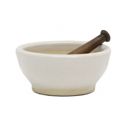 Ceramic Mortar & Pestle