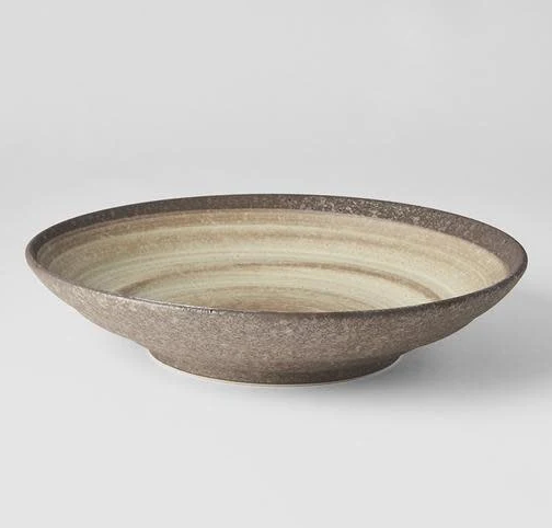 Nin Rin Flat Base Serving Bowl