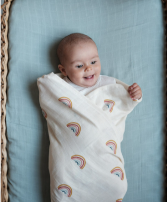 Fablab Swaddle Rainbow