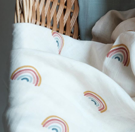 Fablab Swaddle Rainbow