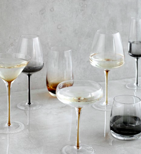 Smoke Champagne Flute