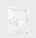 Tea Towel Blue Jasmine
