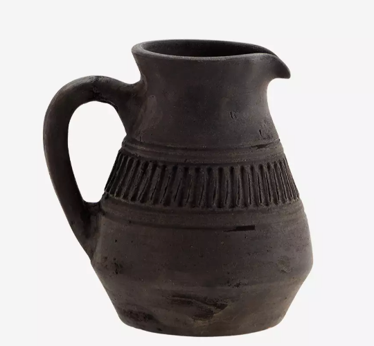 Black Terracotta Jug