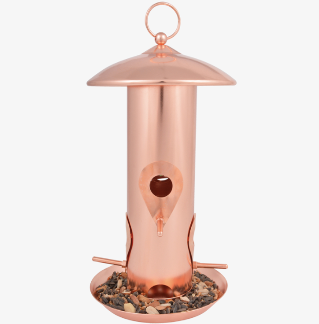 Copper Bird Feeder