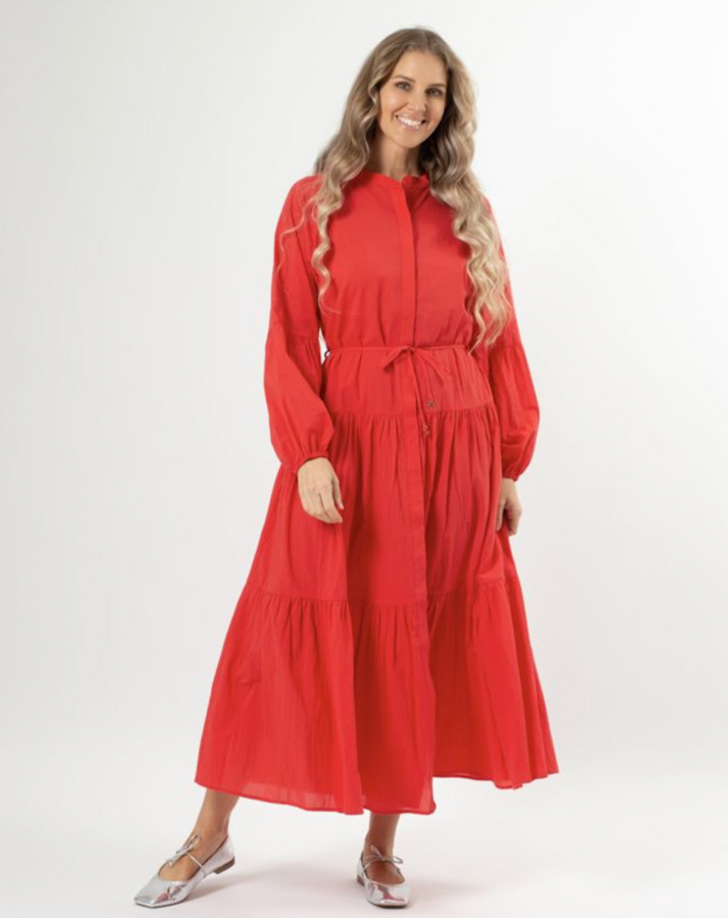 Margaret Dress Luscious Red