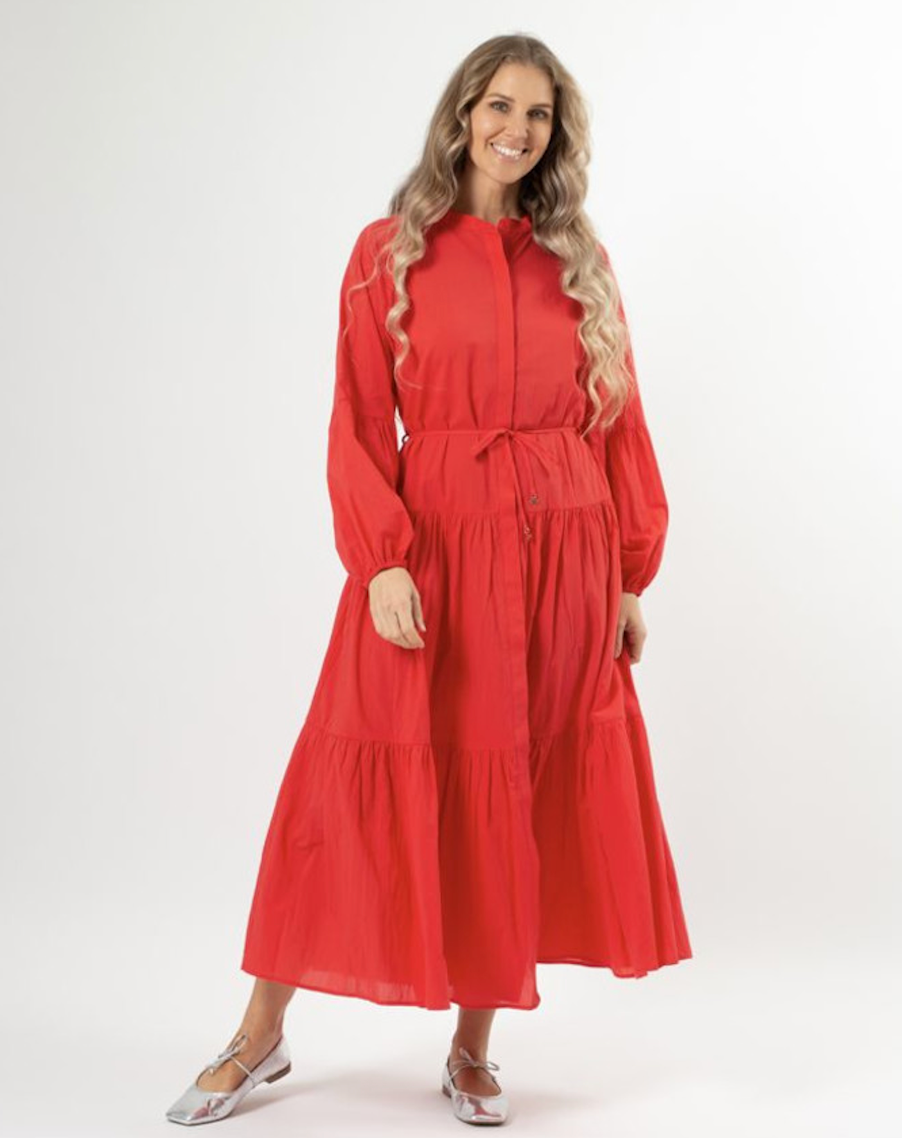 Margaret Dress Luscious Red