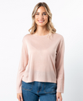Shimmer Top Rose'