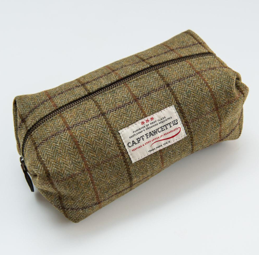 Tweed Wash Bag