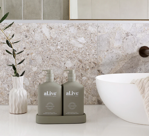 Bathroom Duo Green Pepper & Lotus