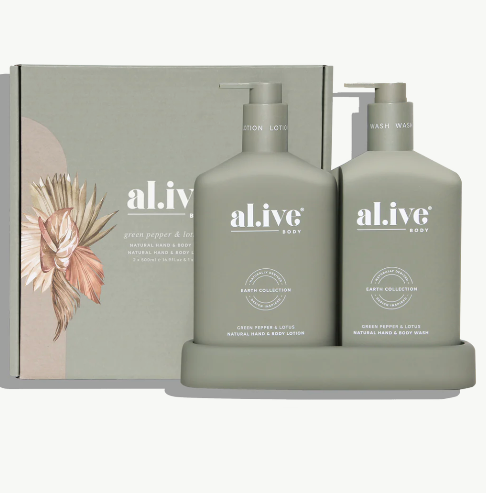 Bathroom Duo Green Pepper & Lotus