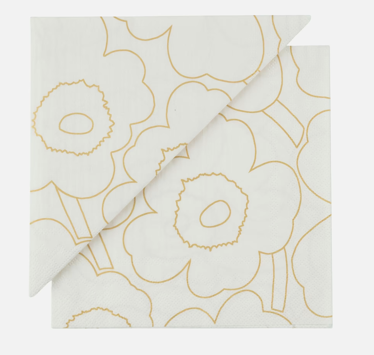 Marimekko Piirto Unikko Gold Napkin