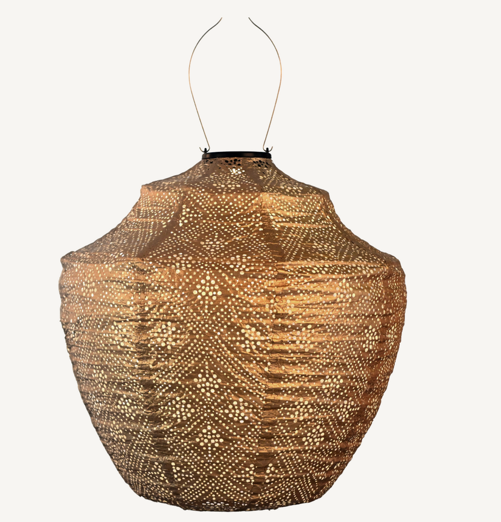 Lantern Crown 40cm Gold Topaz
