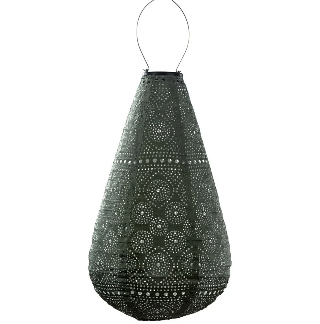 Lantern Drop 28cm Sage Green Spectare