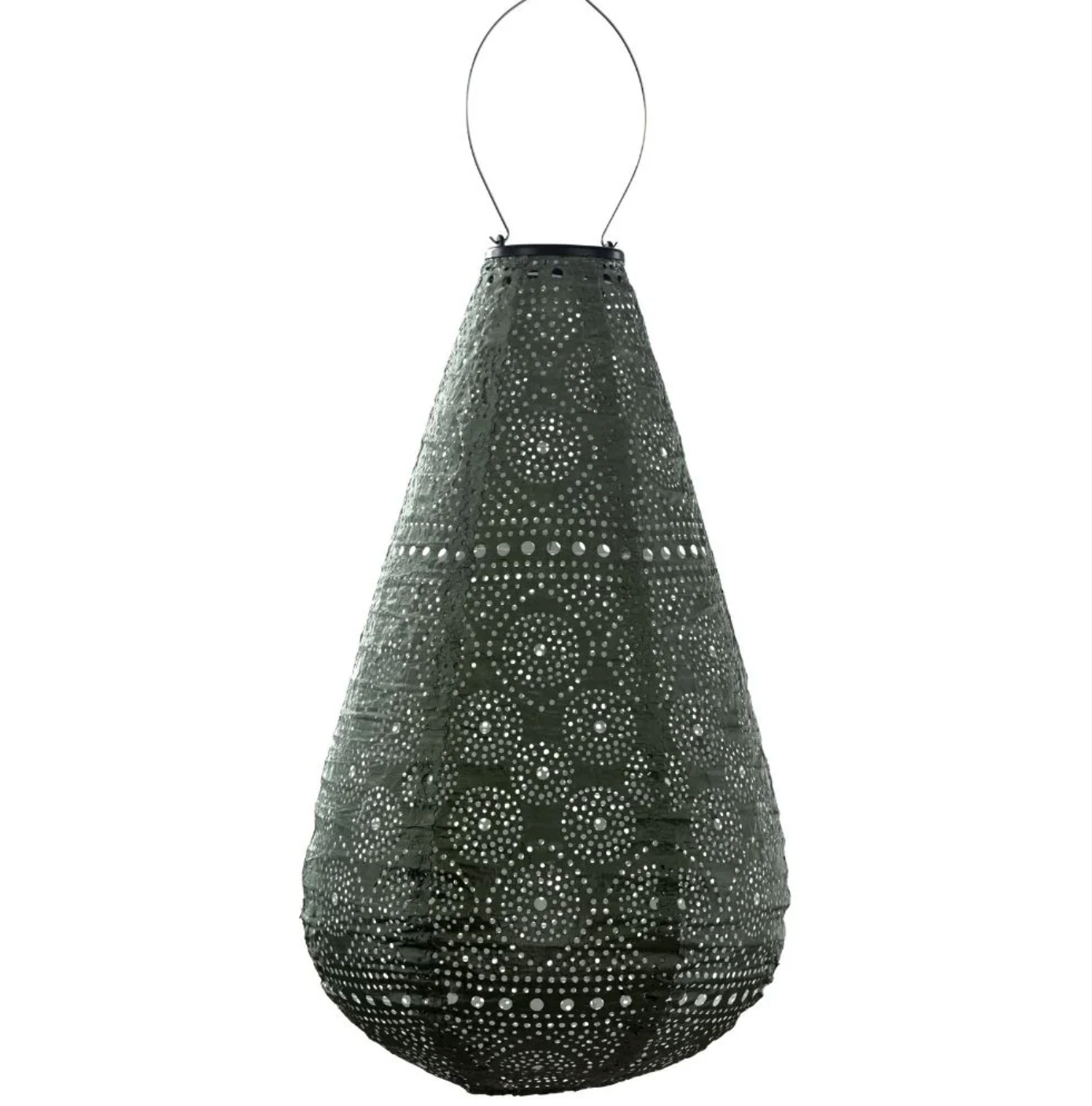 Lantern Drop 28cm Sage Green Spectare