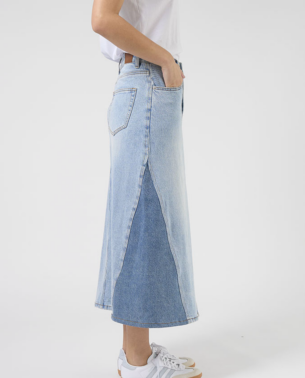 Taylah Skirt Mid Blue