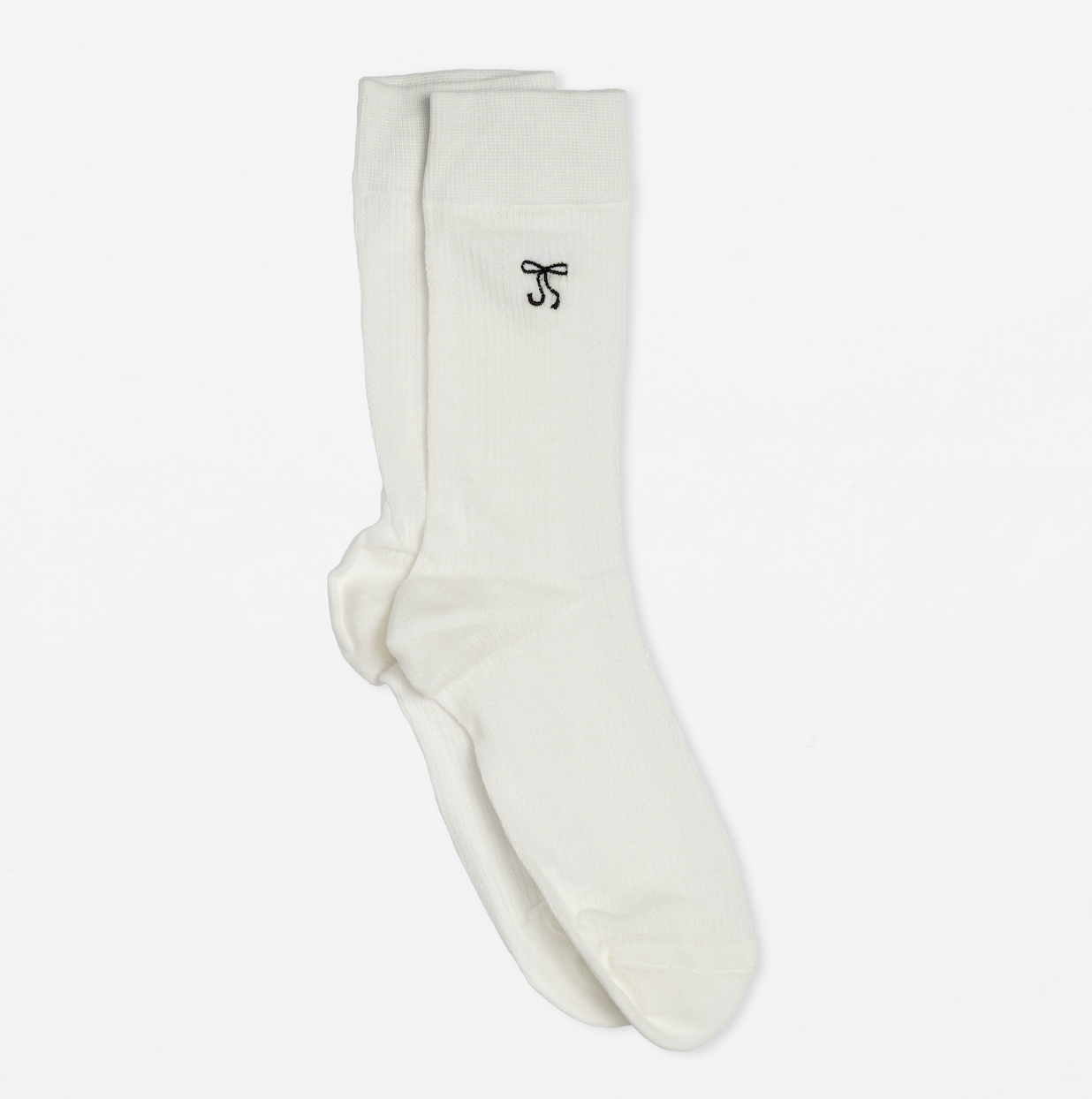 Socks Bows White