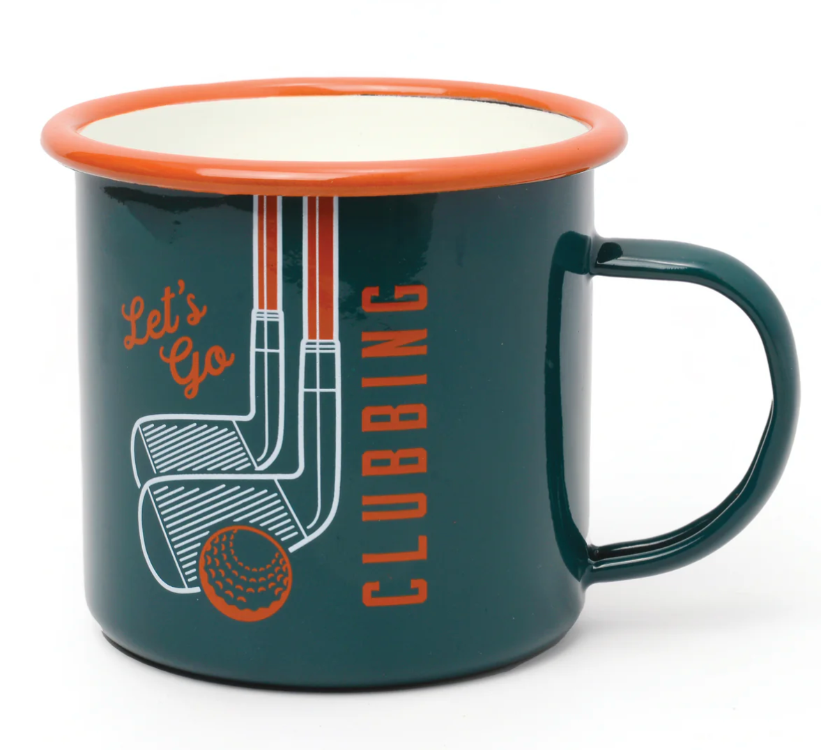 Golf Enamel Mug