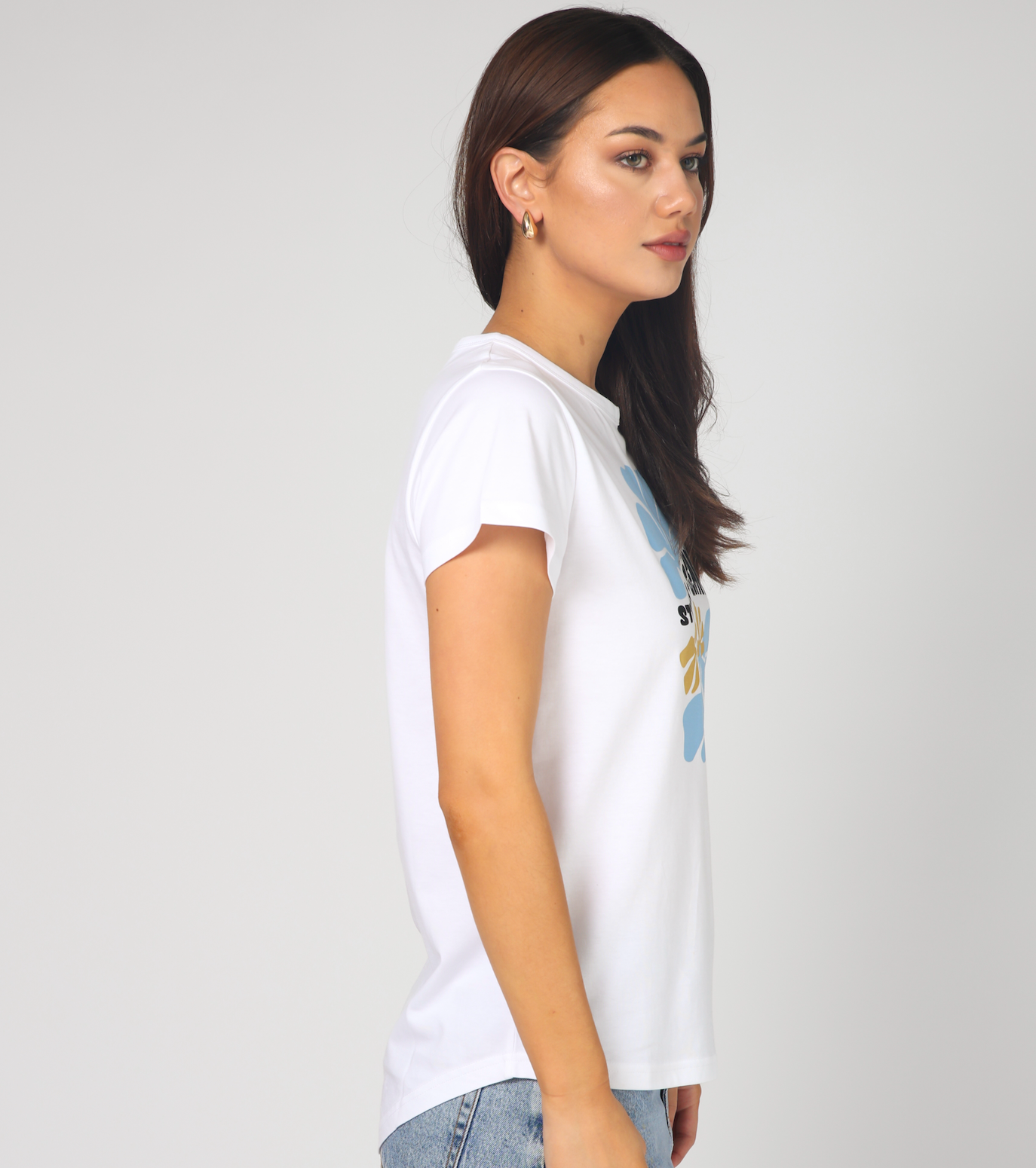 T - Shirt Just Keep Growing White