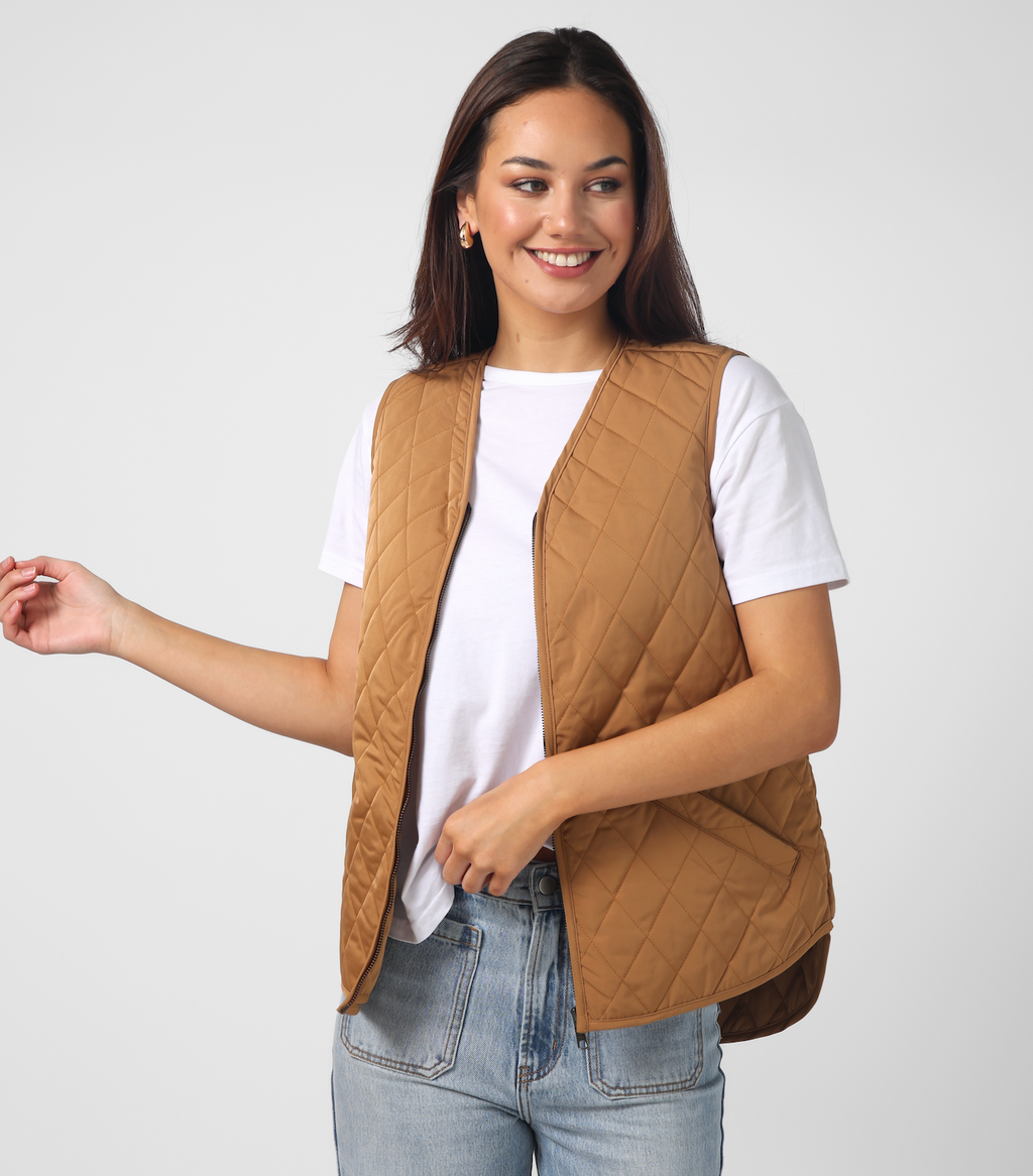 Vesta Vest Camel