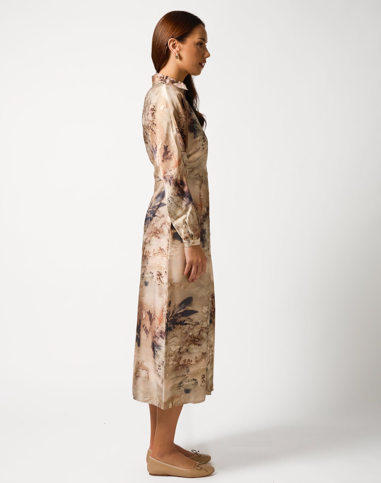 Suki Dress Winter Watercolour