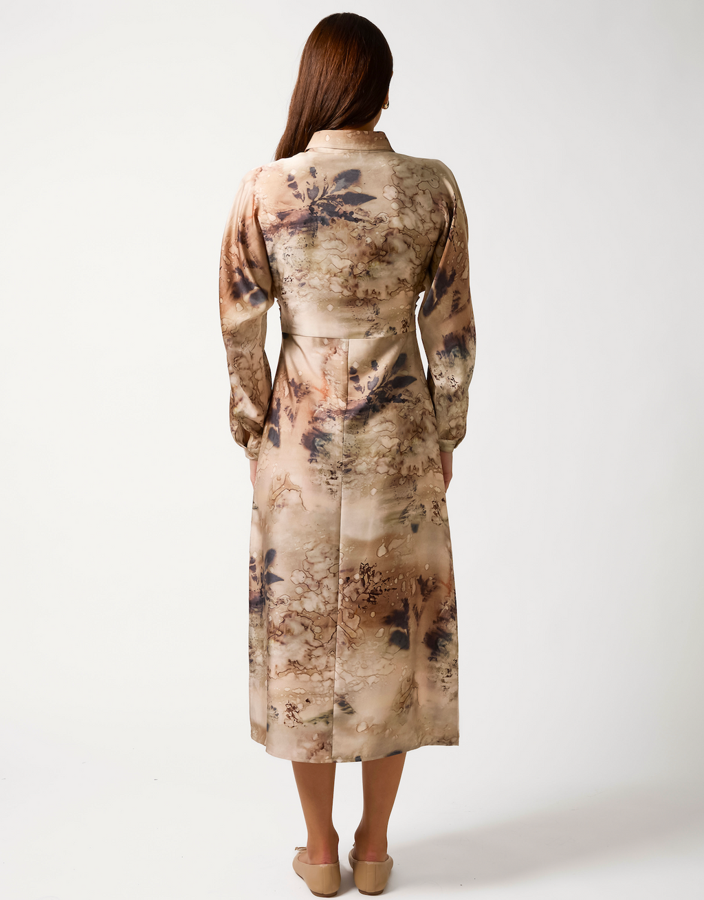 Suki Dress Winter Watercolour