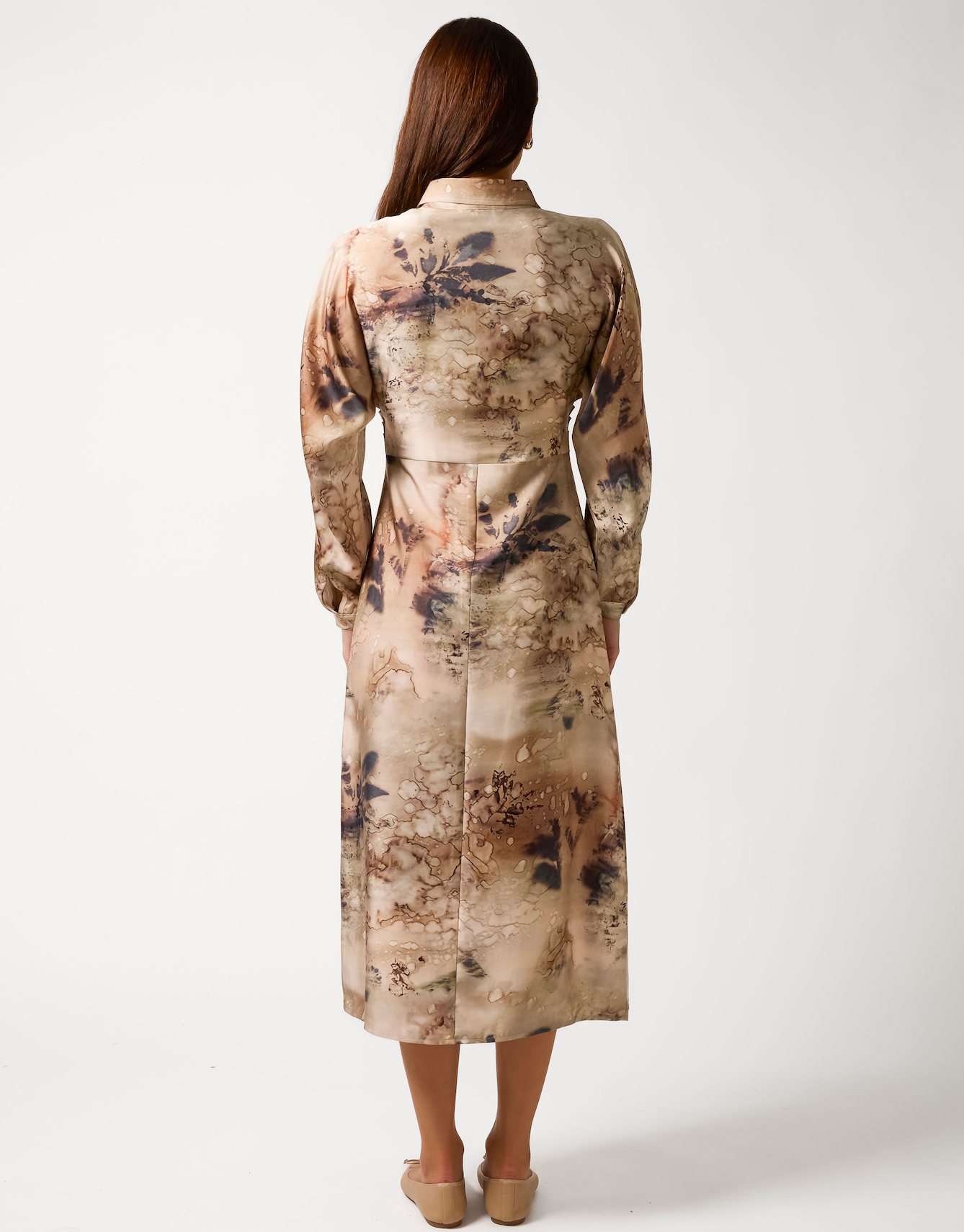 Suki Dress Winter Watercolour