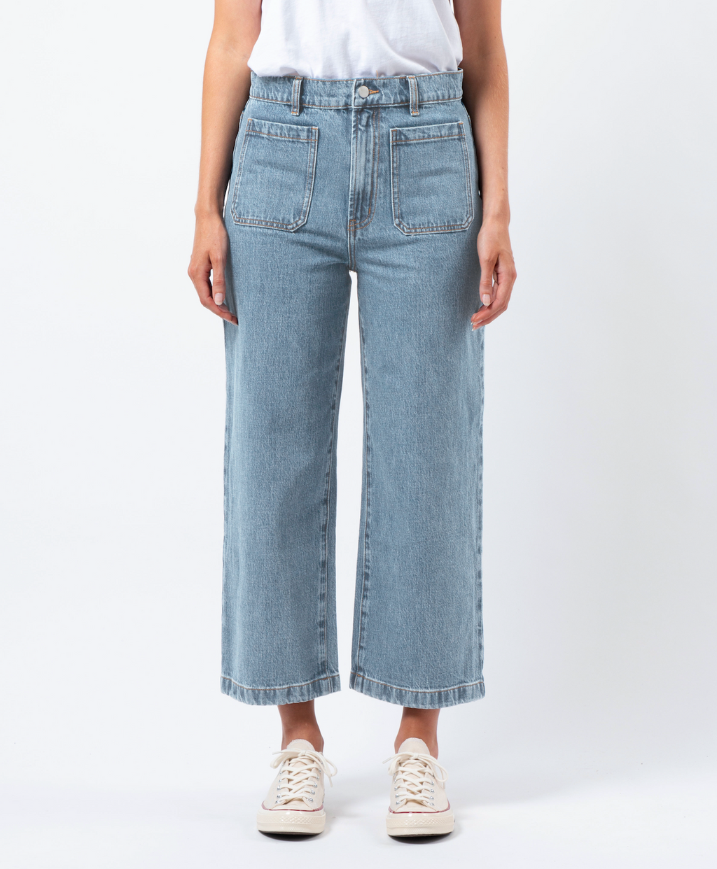 Kendall Cropped Jean Light Wash