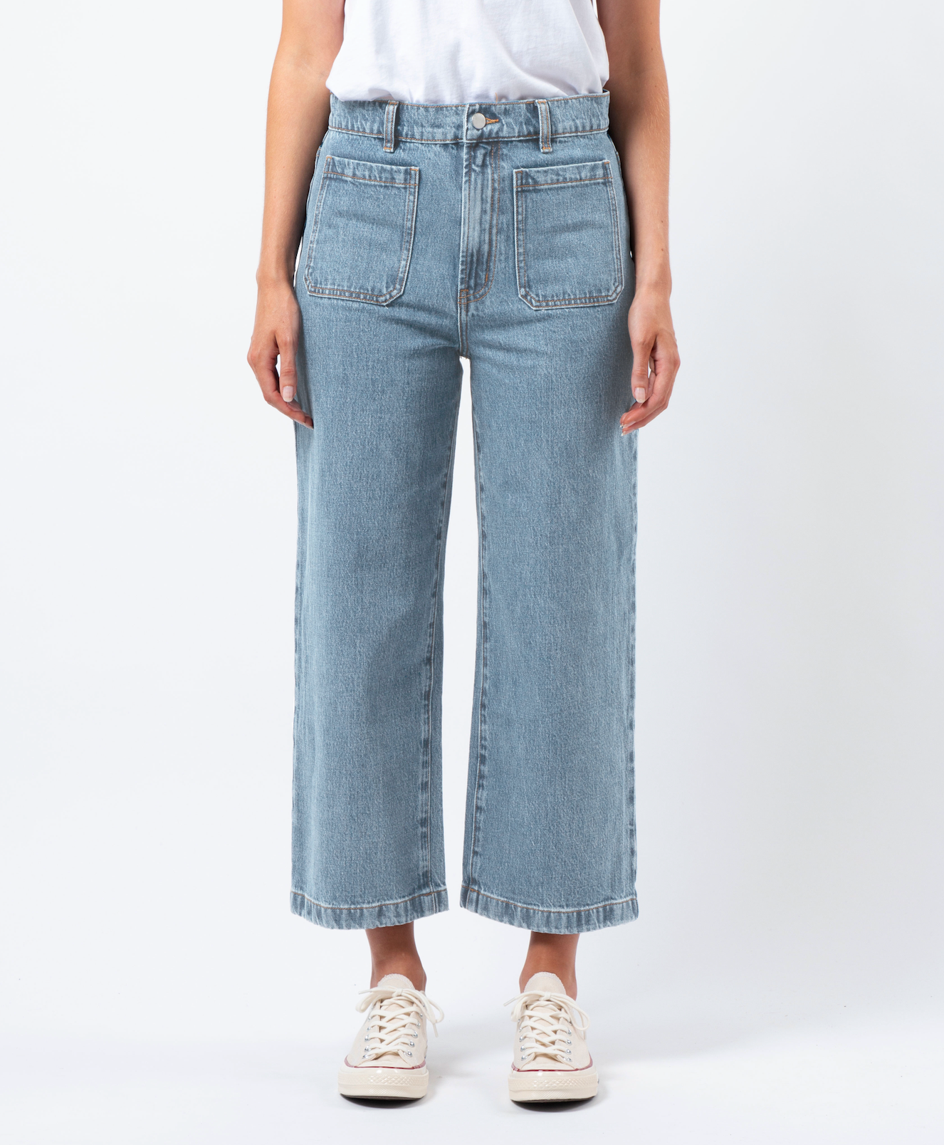 Kendall Cropped Jean Light Wash