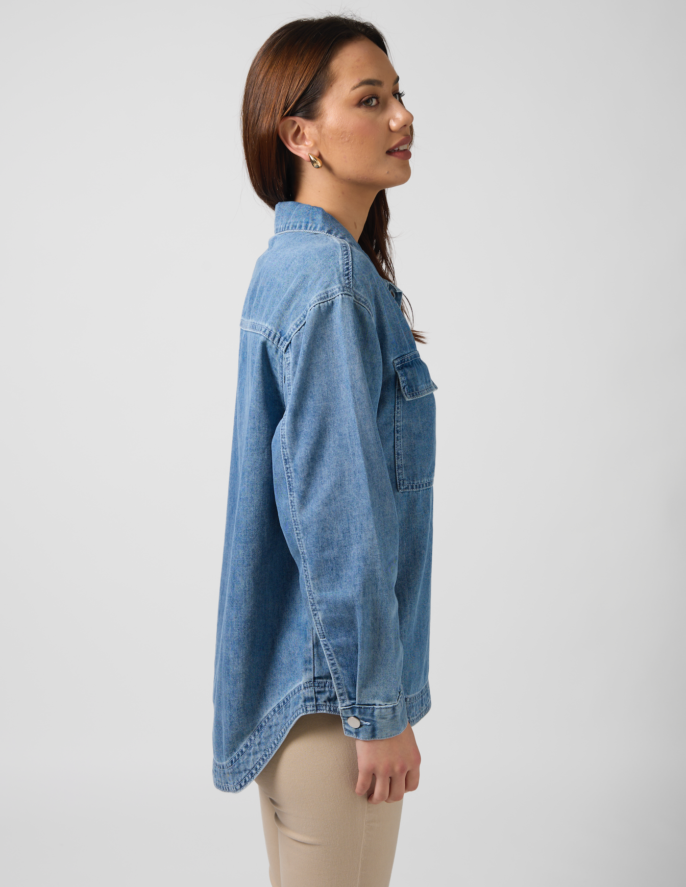 Pip Overshirt Light Wash