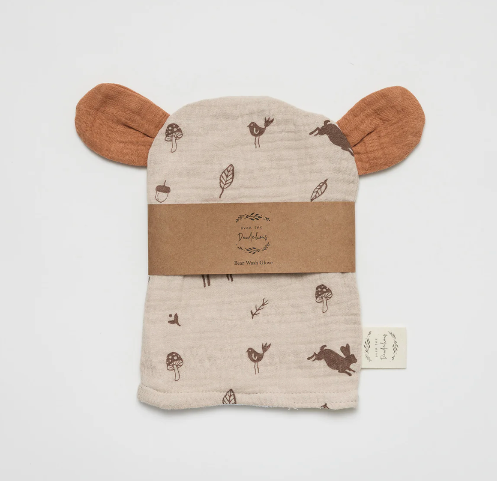 Bear Wash Glove Woodlands