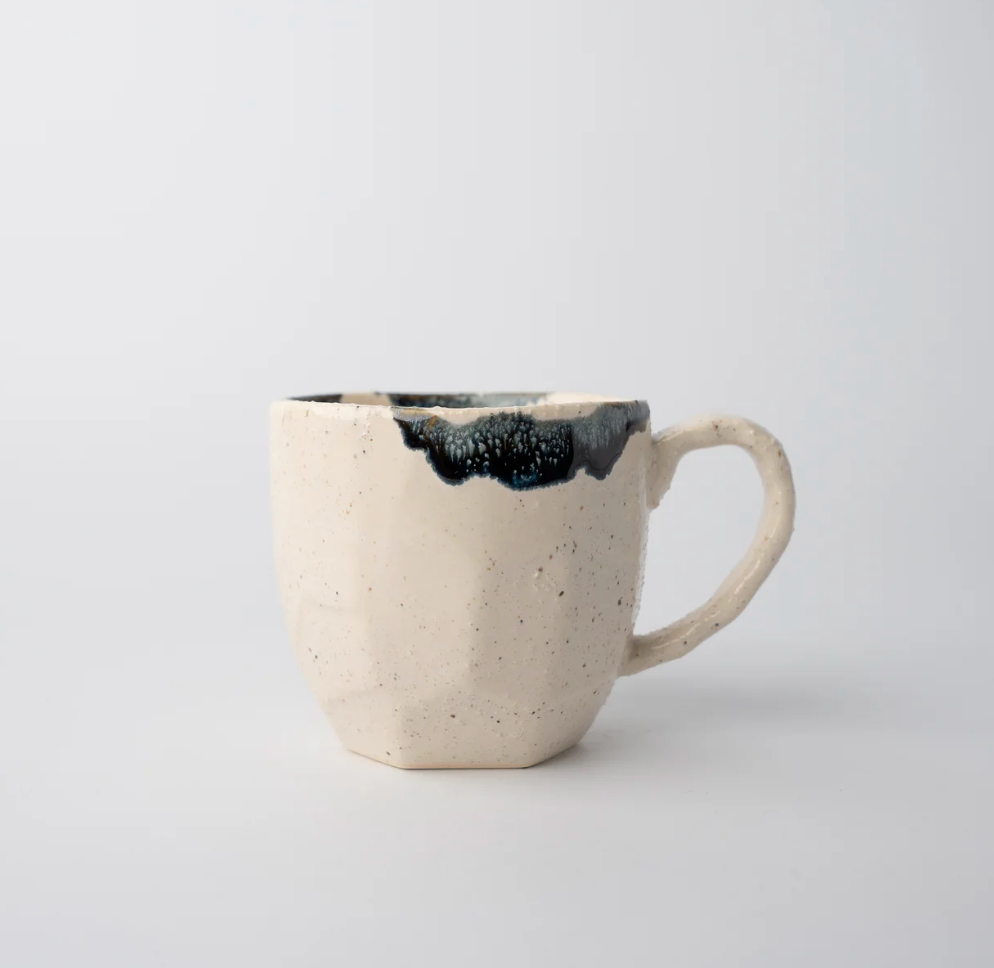 Ink Brush & Cream Mug
