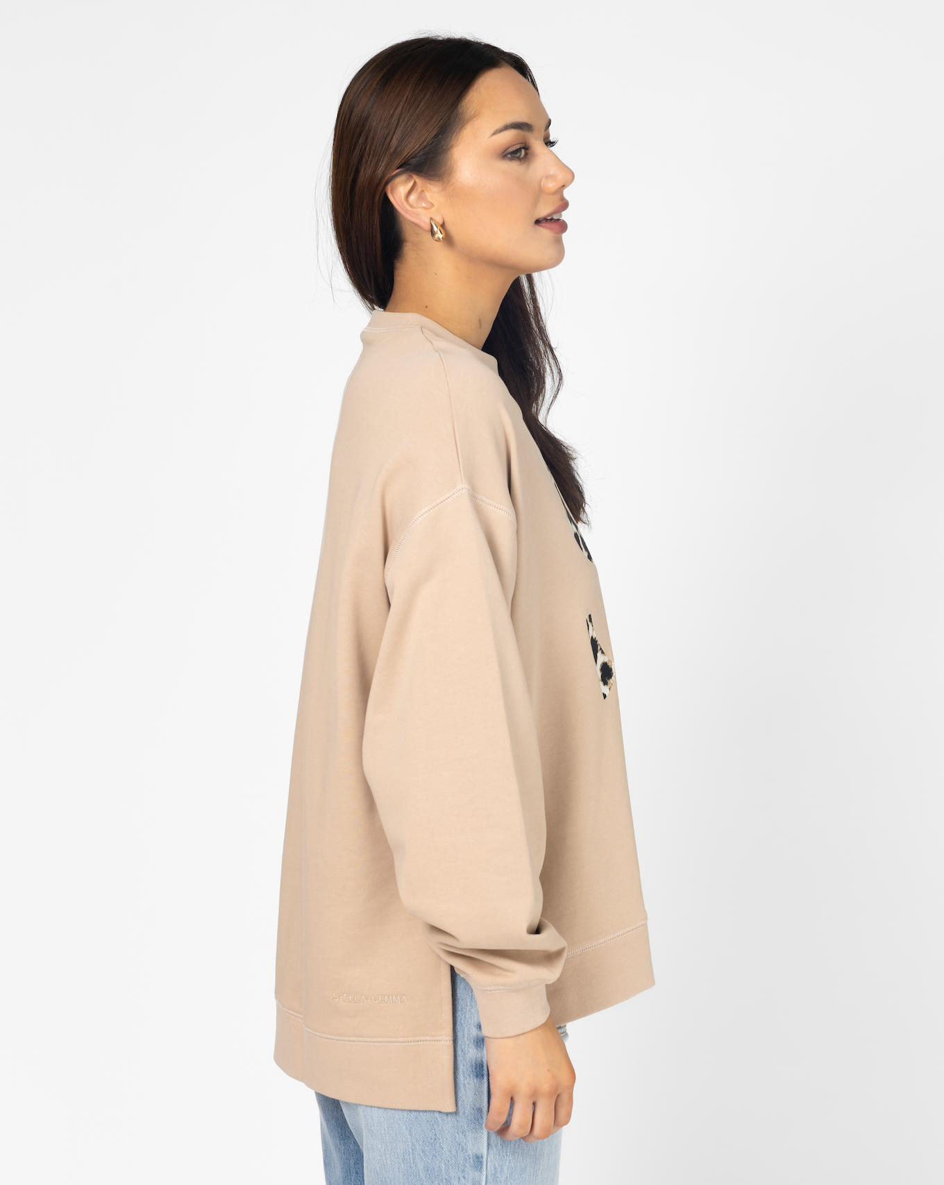 Sunday Sweater Concrete Leopard Logo