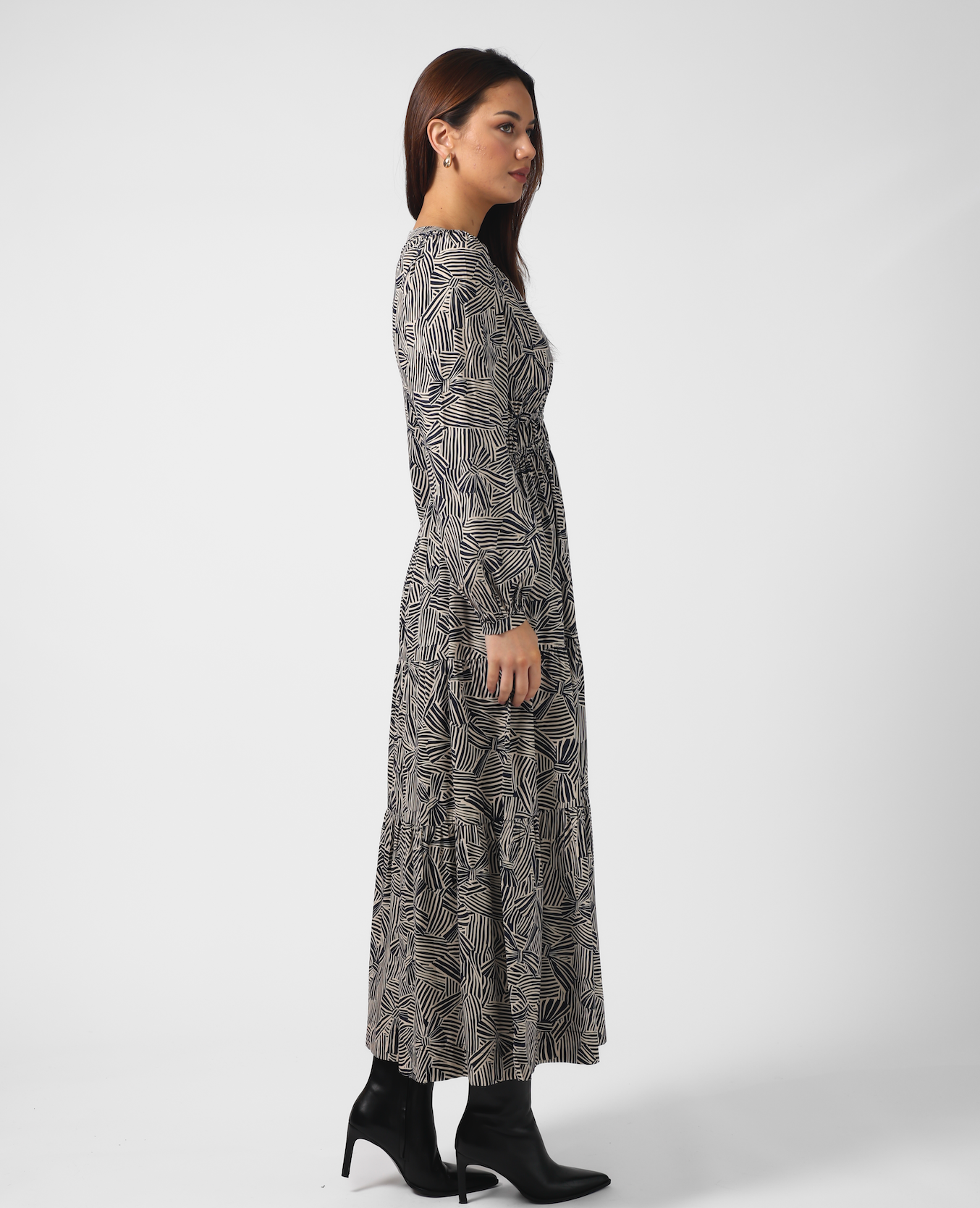 Vivienne Dress Bow Tied Indigo