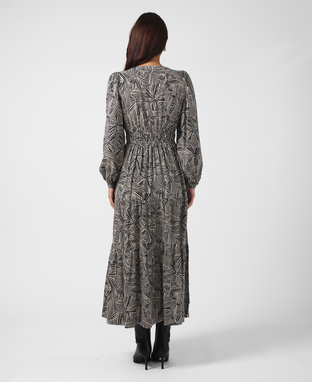 Vivienne Dress Bow Tied Indigo