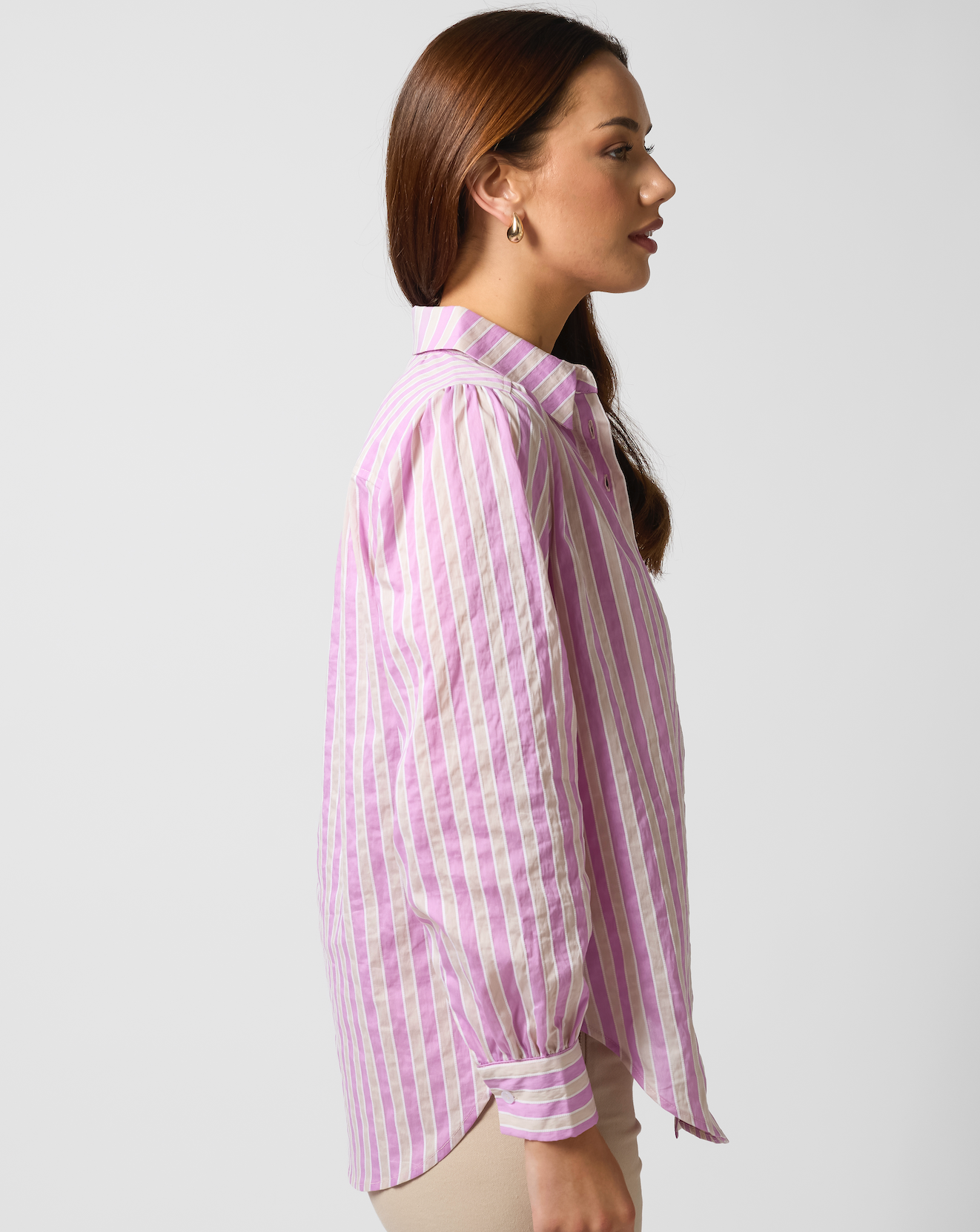 Emmery Shirt Peony Stripe