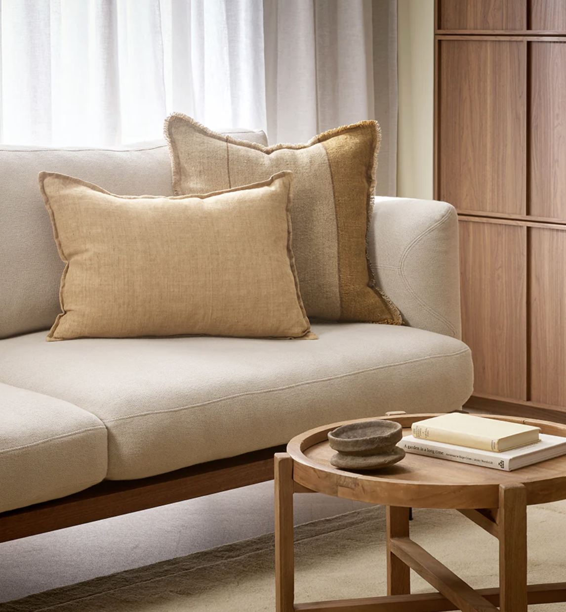 Frankton Caramel Cushion