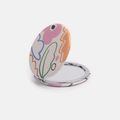 Abstract Botanical Pocket Mirror