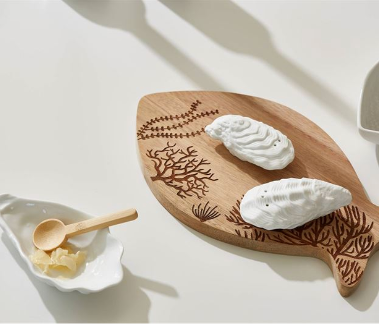 Oyster Salt Pepper Shakers