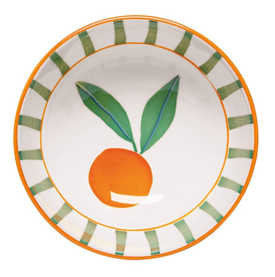 Citrus Burst Stamped Bowls