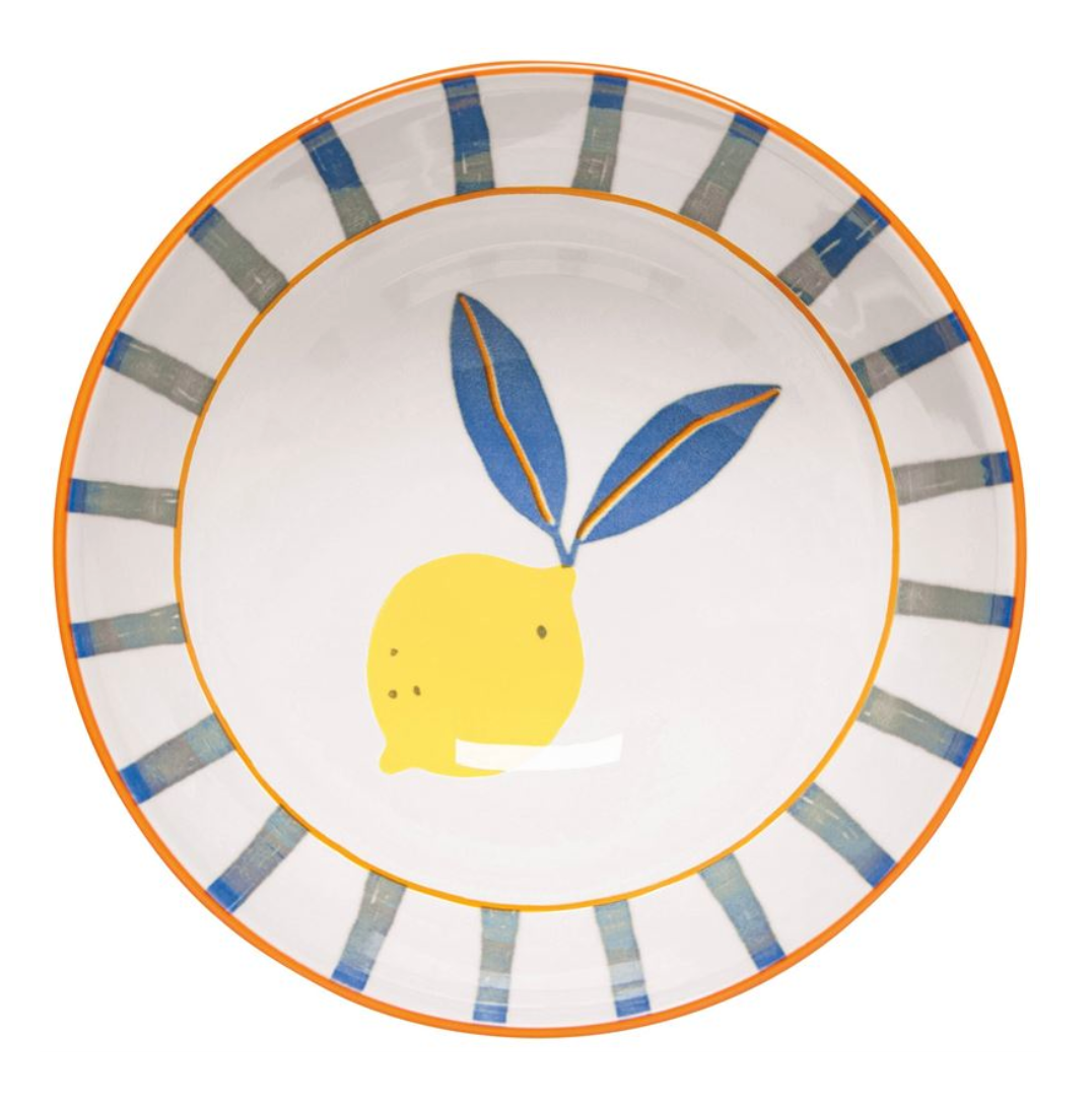 Citrus Burst Stamped Bowls