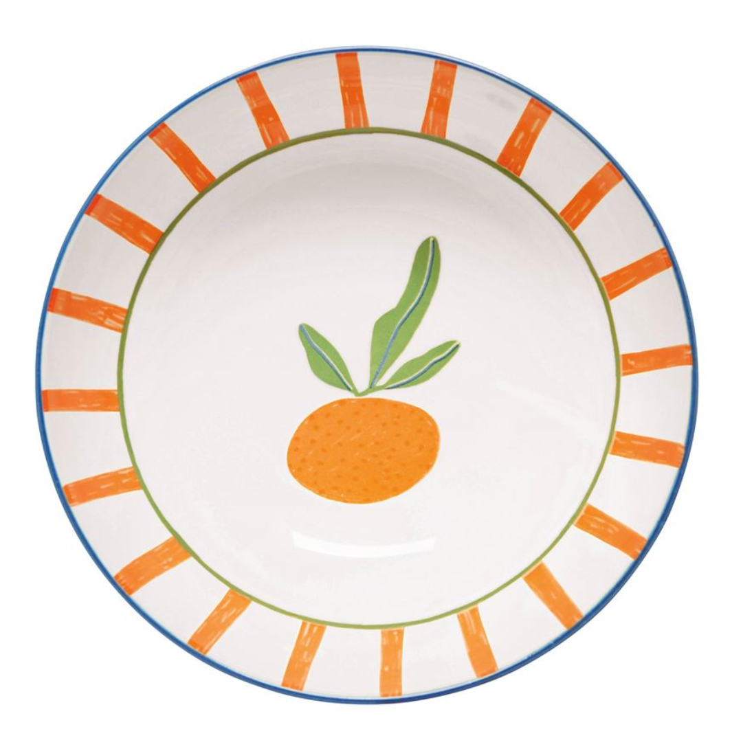 Citrus Burst Stamped Bowls