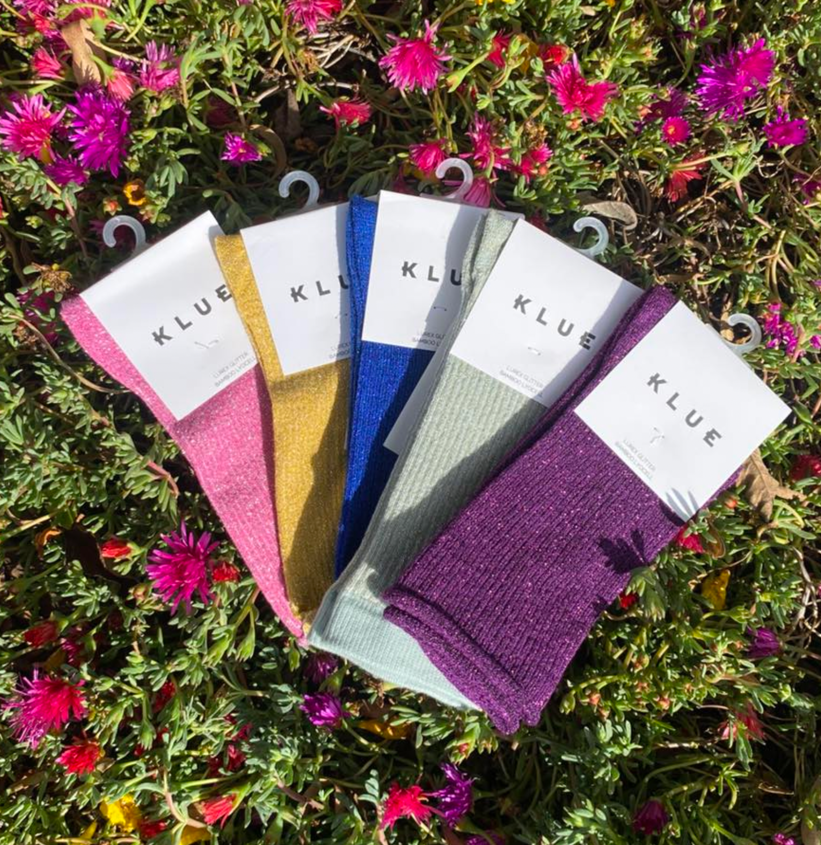 Lurex Glitter Socks