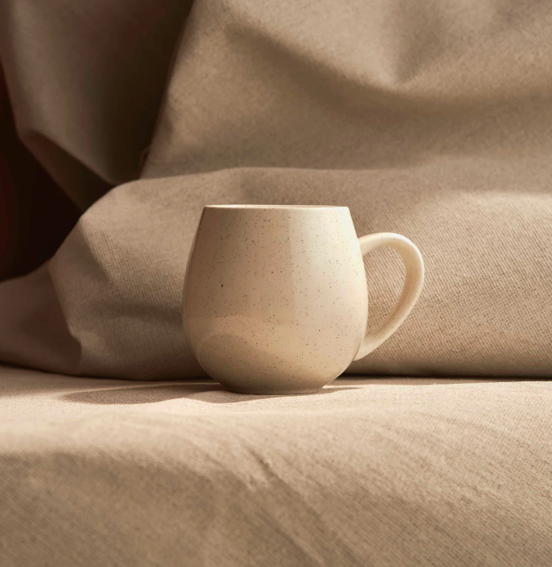 Hug Me Mugs Speckled White