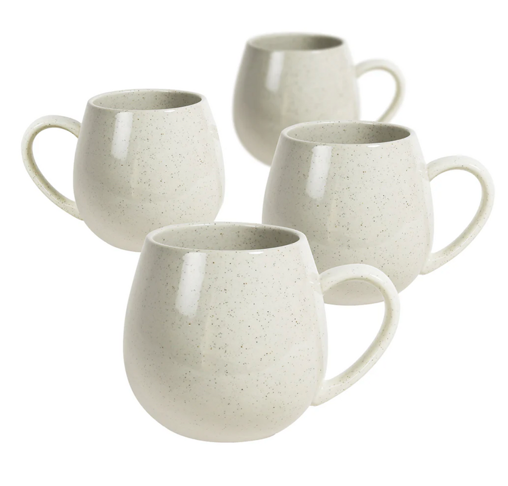 Hug Me Mugs Speckled White