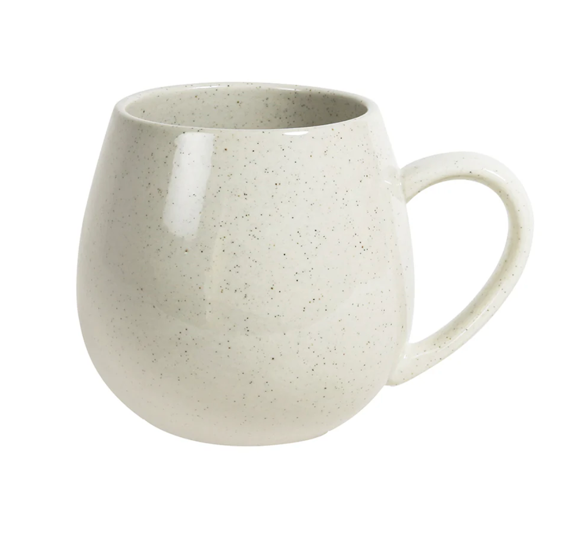 Hug Me Mugs Speckled White