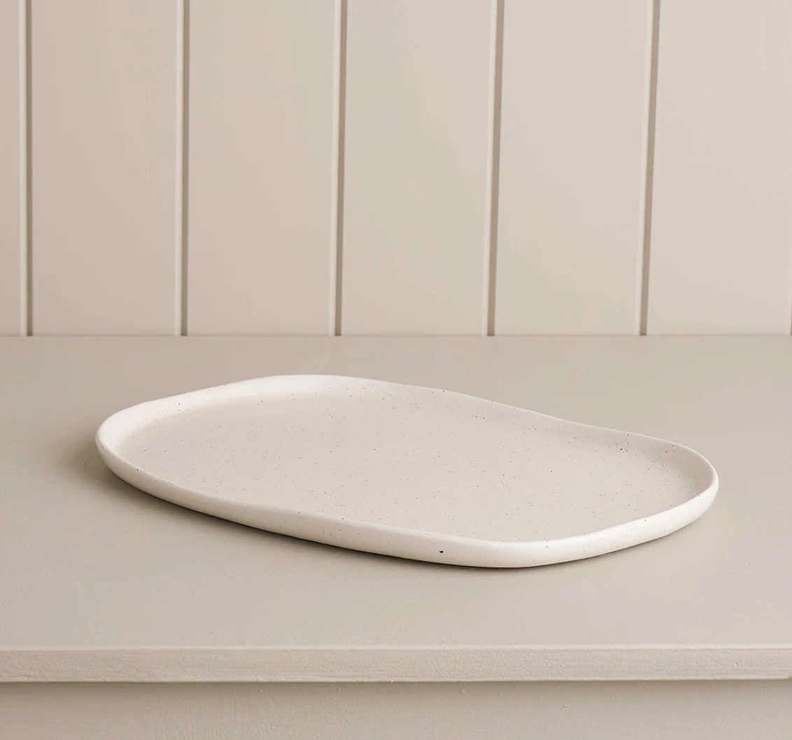 Natural Earth Large Oblong Platter